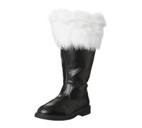 KiBcsLic Weihnachtsmann-Stiefel, warmes Thema, Weihnachts-Winterstiefel, 46 Yards