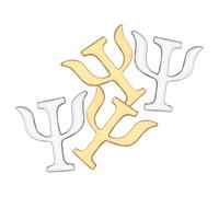 KICHOUSE 4 Stück Legierung Psychologie Broschen Anstecker Festhaltende Nadeln mit Kreativem Motiv Accessoires für Kleidung und Jacken Geeignet für Freundinnen und Töchter
