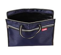 KICHOUSE Wasserdichte Dokumententasche aus Oxford Stoff mit Doppelter Lagenstruktur Große Aktentasche für Büro und Geschäft Multifunktionale Handtasche mit Griff für Akten Laptop und