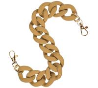 Kichvoe Kettenriemen aus Kunstharz für Handtaschen mit Einfachem Anschluss und Stilvollem Design für Schulter und Umhängetaschen in Khaki Farbe