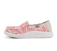 Kickback Rizzo Damen Slip-On Loafer - Leichte Casual-Schuhe aus Leinen - Wandelbares Kick-Down-Fersen-Design für einen entspannten Alltagsschuh im Sommer - Rosa, EU 40