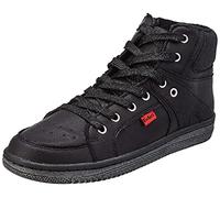 Kickers Baby-Mädchen Lowell Sneaker, schwarz glänzend, 24 EU