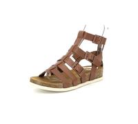 KICKERS Damen Kick Alexa Flache Sandale, Hellbraun, 36 EU