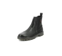 Stiefelette KICKERS "Kickers Stiefelette Leder/Textil", Damen, Gr. 36, schwarz, Leder, Textil, Schuhe Stiefelette (50443212-36)