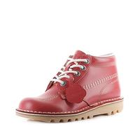 Kickers Damen Kick Hi' Kurzschaft Stiefel, Rot (Red/Light Cream), 38 EU