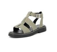 KICKERS Damen Kick Lila Flache Sandale, kaki, 37 EU