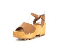 KICKERS Damen Kick-Wedge Wise Sandale mit Absatz, Camel, 39 EU