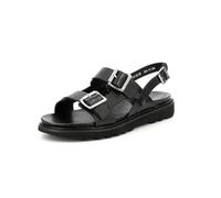 KICKERS Damen Neosummer Flache Sandale, Schwarz, 39 EU