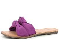 Kickers Divalto Damen Echtleder-Pantoletten mit Riemen im Knotendesign 895080-50 14 Violett 37
