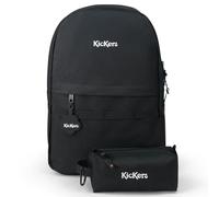 Kickers Gemini Schwarzer Rucksack mit Federmäppchen Einheitsgröße