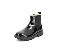 KICKERS Jungen Mädchen Groofit Stiefelette, Schwarz Lack, 28 EU