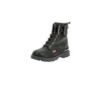 KICKERS Jungen Mädchen GROOROCK Stiefelette, glänzend schwarz, 26 EU