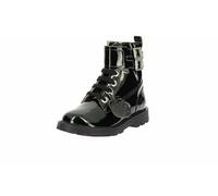 Kickers Jungen Mädchen Kick Blush Stiefelette, schwarz glänzend, 33 EU