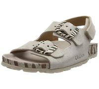 Kickers Jungen Mädchen Sunyva Sandale, Zebra Silber, 29 EU