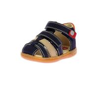 KICKERS Jungen Unisex Kinder Kick Pod Sandale, Marine BEIGE ORANGE, 21 EU
