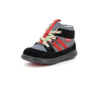 KICKERS Jungen Unisex Kinder KICKBUBBLO Stiefelette, Noir Rouge, 20 EU