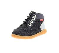 KICKERS Jungen Unisex Kinder KICKICONIC Stiefelette, Navy Silber, 19 EU