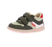 Kickers Jungen Unisex Kinder Kickmotion Sneaker, Khaki, Grün, Weiß, 19 EU