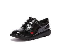 Kickers Kick Lo Patent Schwarze Jugendschuhe-UK 5 / EU 38