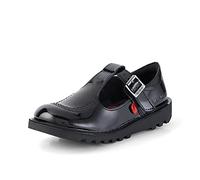 Kickers Kick Tpatent Junior, Mädchen Mary Jane Halbschuhe, Schwarz (Black/Black), 35 EU