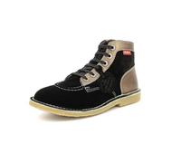 Kickers Kicklegend Stiefelletten/Boots Damen Schwarz/Bronze - 36 - Boots Shoes