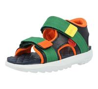 Kickers Kickster-Sandale für Jungen, leichte Sohle, verstellbarer Riemen, Leder, multi, 10 UK Child