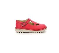 Kickers Leder-Ballerinas "Kick Mary Jane" in Rot - Größe 30 | Kinderballerinas