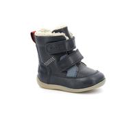 Kickers Leder-Winterstiefel "Bamakratch" in Dunkelblau - Größe 20 | Baby Stiefel Boots