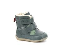 Kickers Leder-Winterstiefel "Bamakratch" in Grün - Größe 26 | Baby Stiefel Boots