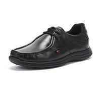 Kickers Reasan Lace Herren Schwarz Leder Schuhe-UK 6.5 / EU 40