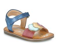 KICKERS Jungen Mädchen Dyastar Sandale, Marine Metal Multico, 34 EU