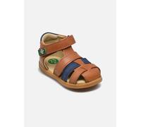 KICKERS Jungen Unisex Kinder Kick Pod Sandale, Camel Marine, 20 EU