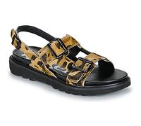 Kickers Damen Neosummer Flache Sandale, Camel Leopard, 39 EU