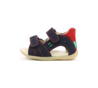 Kickers Sandalen Nubukleder Navy/Rot - 25