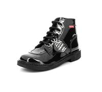 Kickers Unisex Baby Bonbon Lauflernschuhe, Schwarz (Noir Vernis Perm 83), 37 EU