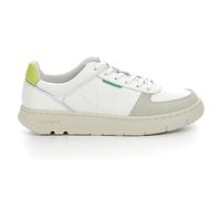 KICKERS Unisex Kick Allow Sneaker, Blanc Jaune Fluo, 41 EU