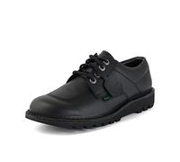 Kickers Unisex Kick Lo Schuhe, extra bequem, zusätzliche Haltbarkeit, Premium-Qualität, Leder-Alternative, schwarz, 42 EU