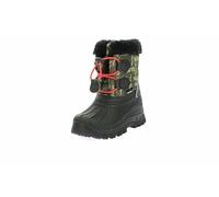 Kickers Unisex Kinder Sealsnow Schneestiefel, Schwarz/Grün, 32 EU