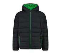KID JACKET FIX HOOD ANTRACITE-DEEP MINT 164