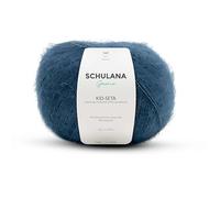 Kid Seta Mohair Wolle zum Stricken und Häkeln I 70% Super Kid Mohair & 30% Seide I 25 g/ca. 210m Aqua (Grün, Blau) I Kid-Seta Garn für Schals, Spitzenschals, leichte Cardigans und Mützen