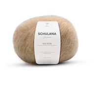 Kid Seta Mohair Wolle zum Stricken und Häkeln I 70% Super Kid Mohair & 30% Seide I 25 g/ca. 210m Sand (Beige) I Kid-Seta Garn für Schals, Spitzenschals, leichte Cardigans und Mützen