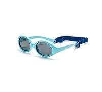 Kiddus Baby Sonnenbrille 0-18 Monate, Polarisierte UV400 Schutzbrille für Kleinkind, Neugeborene Jungen und Mädchen, Kategorie 3, Flexibles TPE mit Neoprenband, Barcelona Design