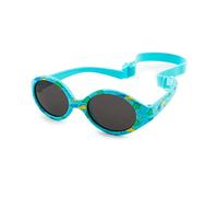 Kiddus Baby Sonnenbrille 0-18 Monate, Polarisierte UV400 Schutzbrille für Kleinkind, Neugeborene Jungen und Mädchen, Kategorie 3, Flexibles TPE mit Neoprenband, Barcelona Design