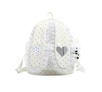 Kids Backpack With Lace Detail Spacious Compartments For School Travel