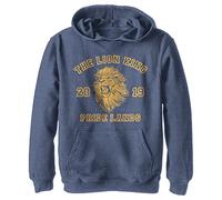 Kids' Disney Lion King Pride Lands Simba Youth Pullover Hoodie, Navy Blue Heather, X-Large