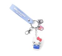 Hello Kitty Mädchen 3D Gummi Schlüsselband Schlüsselanhänger Tasche Federmäppchen Charm