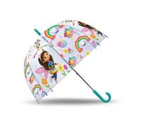 Kids Euroswan Regenschirm GABBY´S DOLLHOUSE transparent Ø46cm