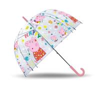 Kids Euroswan PP17100 Peppa Pig Regenschirm, Cartoon, bunt, Única