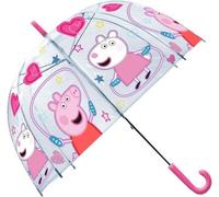 Kids Euroswan PP17100 Peppa Pig Regenschirm, Cartoon, bunt, Única