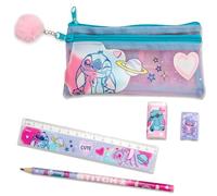 KIDS EUROSWAN SL Stitch 5-teiliges Schreibwaren-Set in Federmäppchen